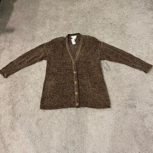 Jones New York Sport Vintage Button-Up Cardigan